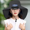 thumbnail image 4 of Solar Fan Hat - Wide Brim Sun Hat with Solar Powered Cooling Fan for Outdoor Activities - UV Protection Fishing, Hiking, Camping Hat for Men & Women, 4 of 4