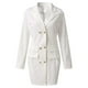 thumbnail image 2 of Vestido tipo blazer para mujer, elegante vestido tipo blazer de negocios con doble botonadura, otoño-invierno, tallas grandes, manga larga, escote en V, vestido tubo sexy, minivestido tipo, 2 of 6
