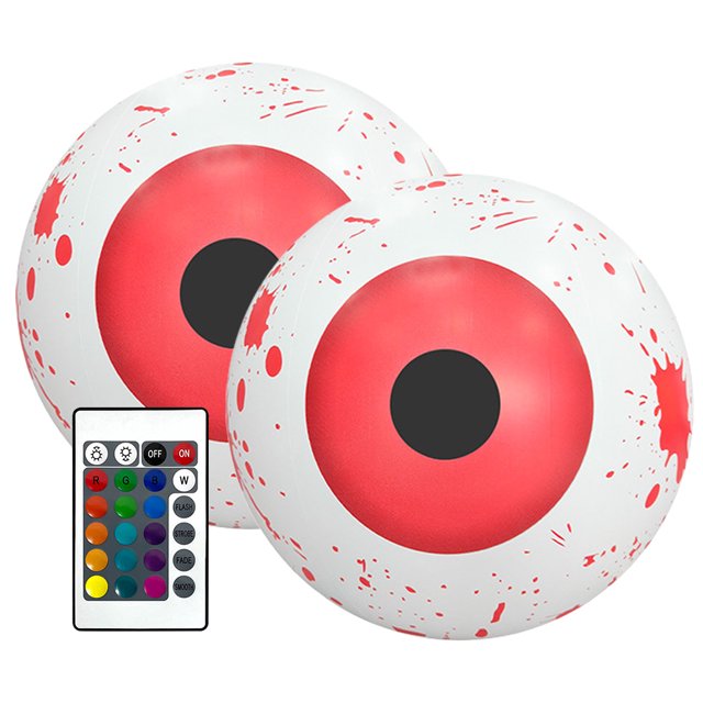Luces globo ocular 4545164646 (40 cm-2 piezas) Rojas