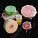 thumbnail image 1 of Tapa de sellado de silicona multifuncional, envoltura de plástico para cocina, tapa de silicona para cuencos, juego de 6 piezas de grado alimenticio, tapa de silicona cuadrada para mantener la, 1 of 5