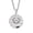 Cancer, variant on Men's Stainless Steel Engraved Round Coin Zodiac Sign Constellations Pendant Necklace Creative Jewelry Libra