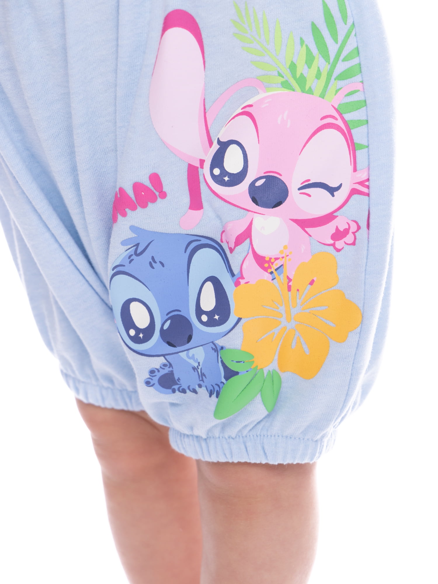 Stitch Baby Girls Romper Set, 2-Pack, Sizes 0-24 Months