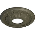 thumbnail image 3 of Ekena Millwork 11 3/8"OD x 3 5/8"ID x 1 1/8"P Leaf Ceiling Medallion (Fits Canopies up to 4 3/4"), Hand-Painted Witch Hazel, 3 of 7