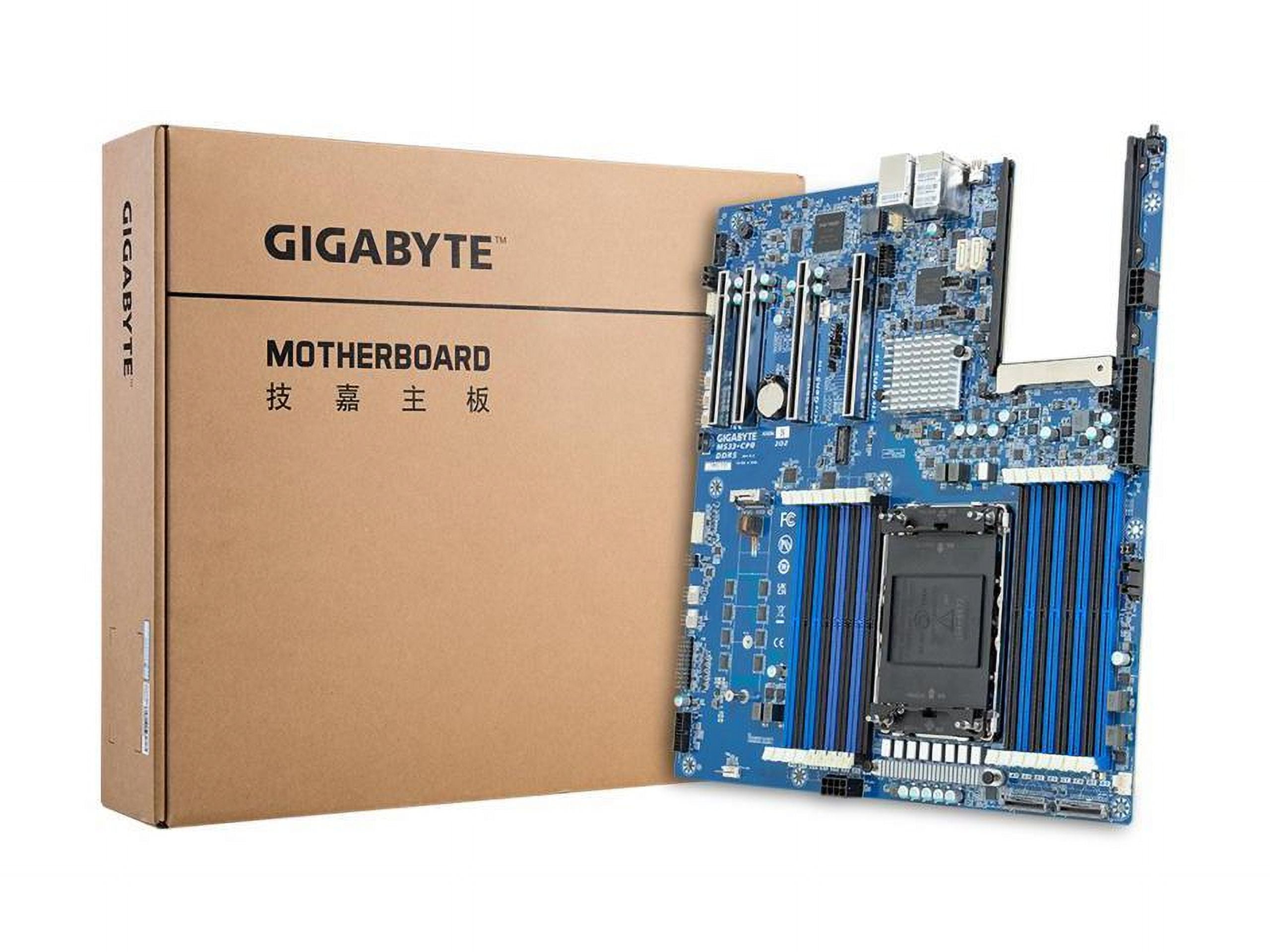 Gigabyte MS33-CP0 Rev. 1.x/3.x Server Motherboard - 5th/4th Gen Intel Xeon Scalable - E-ATX UP