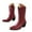 Red, variant on Fall Shoes for Women Cowboy Boots for Women Cowgirl Mid Calf Western Boots Block Heel Brown,5.5