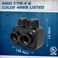 thumbnail image 4 of Conector de cables OHLECTRIC de 1 puerto, entrada lateral única, 2-14 AWG, 4 of 8