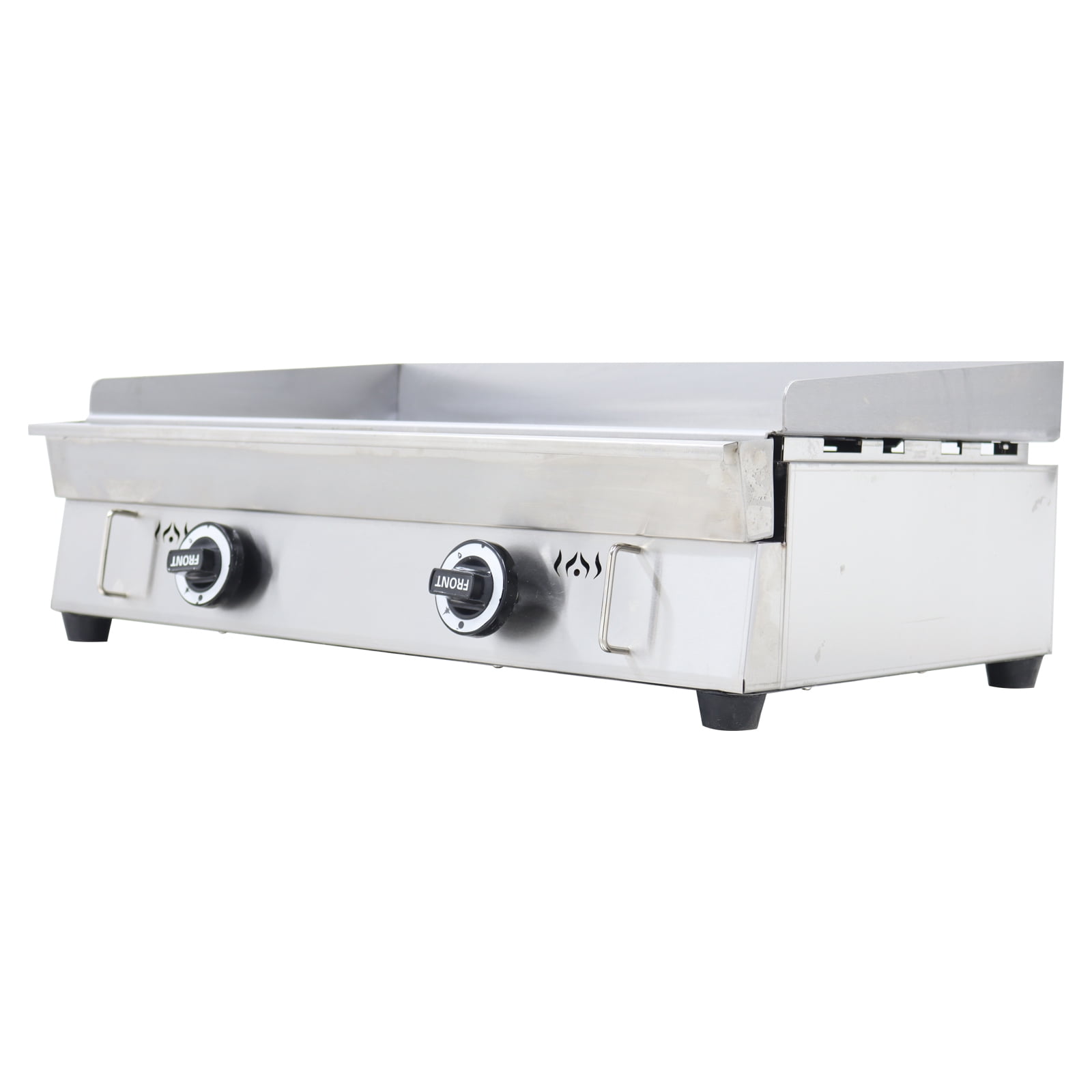 Stainless Steel Commercial Home Gas Grill Griddle Camp Countertop Flat Cooking Griddle Grill