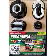 Pegatanke 0021 Cold Welding Epoxy Adhesive, 1.48 oz, 2 Pieces