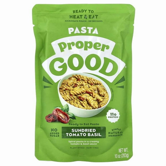 Proper Good, Ready To Eat Pasta, Sundried Tomato Basil, 10 oz