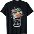 thumbnail image 2 of 100% Cotton Unisex Happiness is Being A Granny Flower T-Shirt T-Shirt, 2 of 5