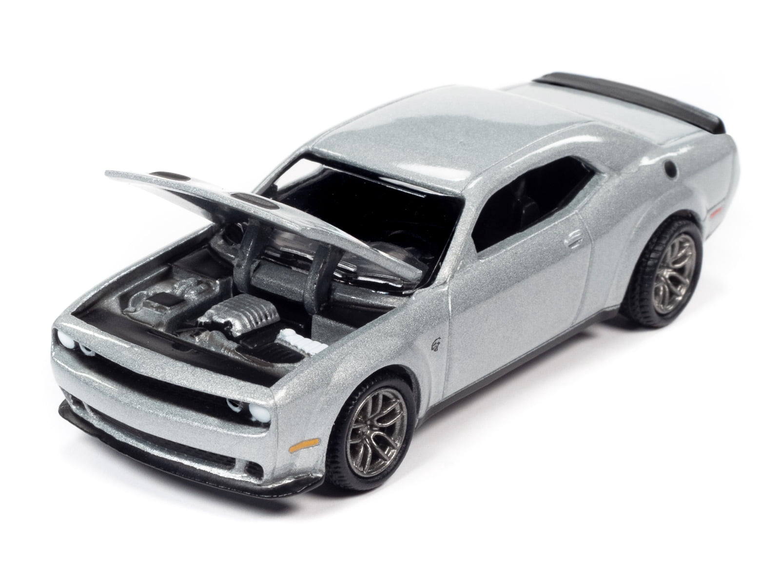 Auto World 2019 Dodge Challenger Hellcat Redeye White Silver Car Play Vehicle