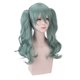 thumbnail image 2 of Peluca para cosplay, disfraz sintético de Hatsune Miku, fiesta de anime, 50 cm, 2 of 3