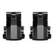 thumbnail image 4 of 2 piezas de carcasa de caja de cambios de repuesto para coche RC TRAXXAS 1/5, cubierta de diferencial delantera y trasera universal de aleación de aluminio, color negro, 4 of 14