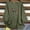 Army Green, variant on 3/4 Sleeve Loose Tops for Women Crew Neck Asymmetrical High Low Hem Shirts Cotton Linen Casual Lightweight Blouses