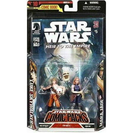 Star Wars Comic Packs 2007 Mara Jade & Luke Skywalker Action Figure 2-Pack
