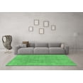 thumbnail image 3 of Ahgly Company Indoor Rectangle Abstract Emerald Green Modern Area Rugs, 2' x 3', 3 of 4