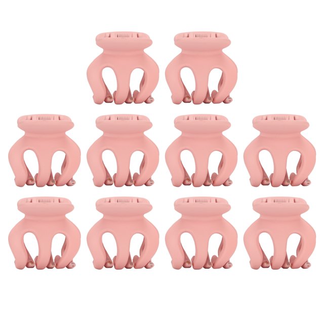 10 Uds Mini pinza para el pelo conjunto con rizador mujeres niñas moda elegante fuerte sujeción pinza para el cabello herramienta de estilismo