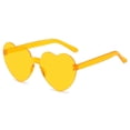 thumbnail image 4 of Gafas de sol de amor de color gelatina transparente Gafas de sol de corazón de melocotón para hombres y mujeres Gafas de sol de una sola pieza en forma de corazón europeas y americanas, 4 of 6