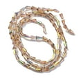 thumbnail image 4 of Transparent Electroplate Glass Beads Strands Cone Beads Strands Faceted Tan 6x4x3.5mm Hole: 0.7mm 99pcs/strand 21.34''(54.2cm), 4 of 4