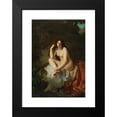 thumbnail image 2 of Monogrammist AB 18x24 Black Modern Framed Museum Art Print Titled - Bathers (1848), 2 of 5