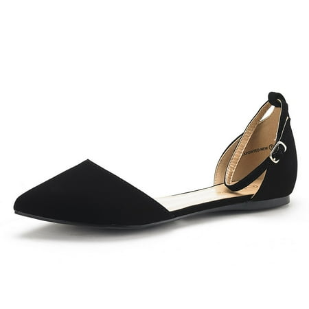 

Dream Pairs Women s Casual Ballet Flats Shoes Pointed Toe Wedding Party Flats Comfortable Dressy Flats for Women Flapointed-New Black/Nubuck Size 6.5