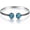 Cuff bracelet 4, variant on 925 Sterling Silver Oval Turquoise Exquisite Cuff Bracelet Bohemian Style Adjustable Bracelet Jewelry Gift for Women and Mothers