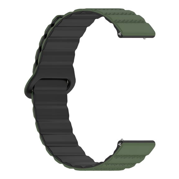 DESIGNICE Silicone Watch Band Strap with Magnetic Closures for 18mm 20mm 22mm Smartwatches
