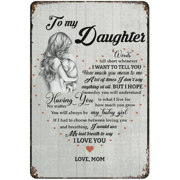 JUSIP Vintage How Much You Mean To Me Art Prints Laundry Funny Signs For Wall Art Decor For Home Kitchen Bathroom Restaurant Garden Decorations 8x12 Inch Metal Sign