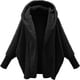 thumbnail image 1 of Chaqueta polar con capucha para mujer, cárdigan de felpa para exteriores, chaquetas polares largas y esponjosas para mujer, abrigo de otoño e invierno, suéter abierto por delante, chaqueta, 1 of 3