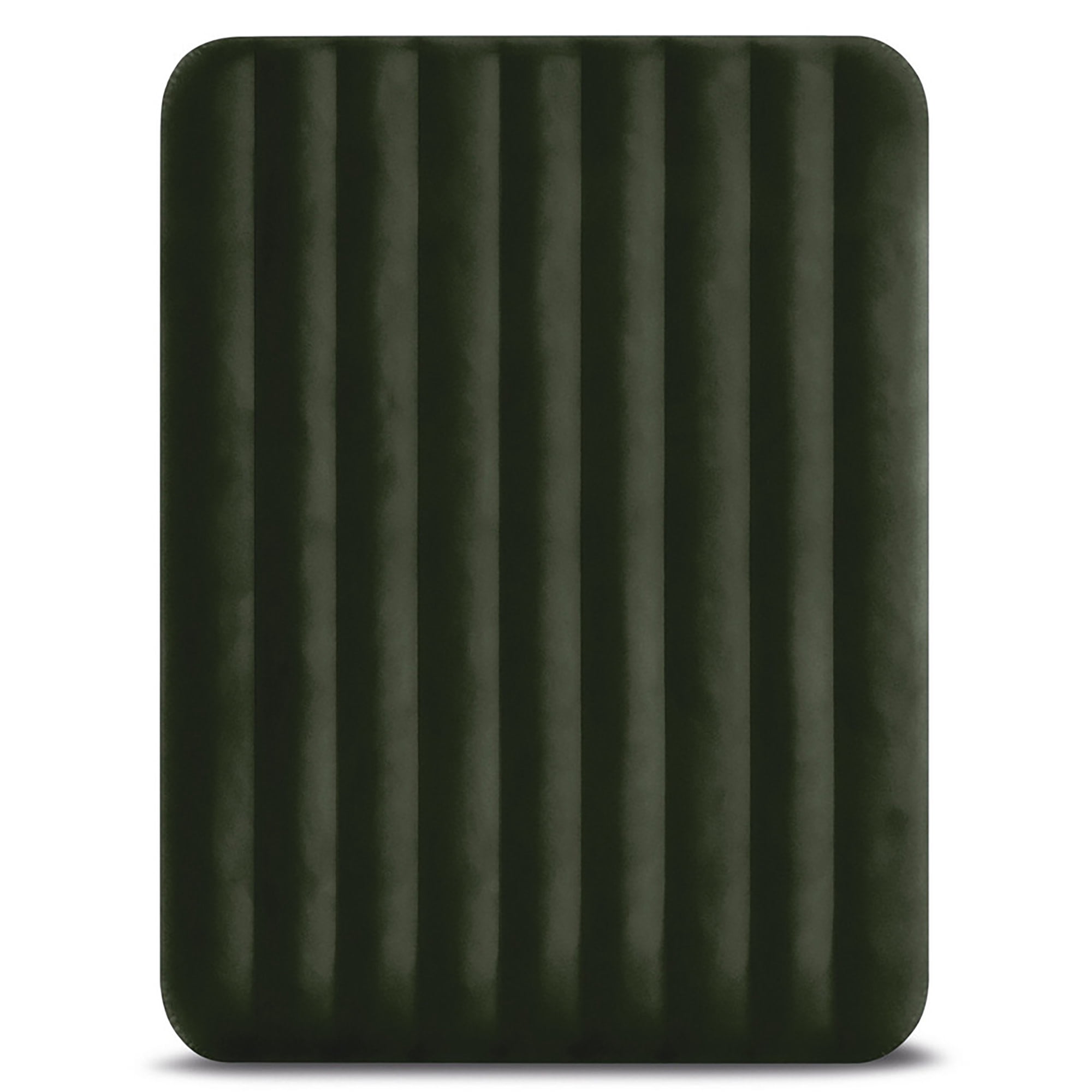 Intex: Dura-Beam: Prestige Downy Airbed - Queen - Green, 10" Inflatable Air Mattress, Fiber-Tech, Velvety Surface, Indoor-Outdoor, 600lb Cap, 64109E