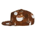 thumbnail image 3 of Fotbe Sloths Need More Coffee Flat Bill Visor Cap Classic Snapback Hat Polyester Foam Trucker Hat Trucker Cap Adjustable Baseball Cap, 3 of 9
