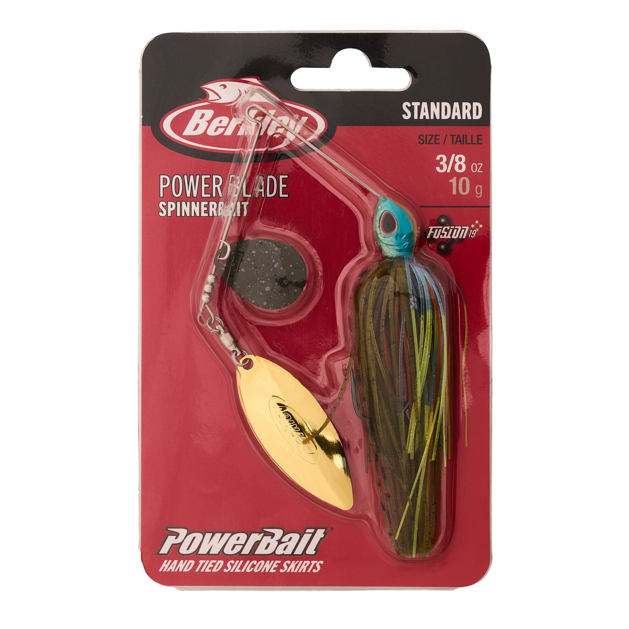 Berkley Power® Blade Standard, Spinnerbaits, Gill Spawn/Green Pumpkin + Gold (1 Count)