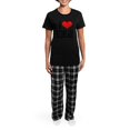 thumbnail image 4 of CafePress - Iloveredheadsblk Women's Dark Pajamas - Women's Short Sleeve Print T-Shirt and Pants Dark Cotton Pajama Set, 4 of 7