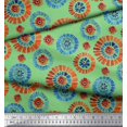 thumbnail image 2 of Soimoi Modal Satin Fabric Brush Stroke Abstract Print Fabric by Yard 42 Inch Wide, 2 of 3