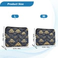 thumbnail image 4 of FORMRS 13-13.3 inch Laptop Sleeve Case Soft Carrying Quilted Computer Bag Cover, Gold Art Pattern, 4 of 7