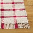 thumbnail image 2 of SAFAVIEH Montauk Bevin Checkered Runner Rug, Ivory/Red, 2'3" x 8', 2 of 6