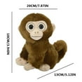 thumbnail image 3 of Originals Curly Tails Plush Monkey Monkey Plush Stuffed Animal for Kids Gift Baby Shower Gift,8 in, 3 of 8