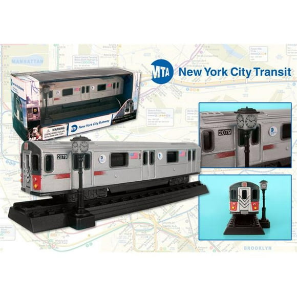 Realtoy MTA Voiture de Métro Moulée sous Pression pour Voitures Miniatures et Avions