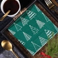 thumbnail image 6 of Bwiyojiz Home Decor Decoration Count 20pcs Paper Christmas Colored Printed Napkins Party Ambiance Disposable, Christmas Gifts, Green, 6 of 6