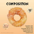 thumbnail image 4 of ASMPET Chicken Wrapped Rawhide Donut Dog Treats, 4ps Long Lasting Dog Bone for Medium Large Dogs, 11oz, 4 of 7