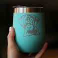 thumbnail image 3 of Bevvee Insulated Wine Tumbler 12 oz Labrador Face Labrador Lover Gifts Tumblers, 3 of 4