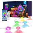 thumbnail image 1 of Luces exteriores Bonve Pet 300FT con cambio de color inteligente IP67, 1 of 9