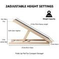 thumbnail image 3 of Acekid Folding Wooden Dog Ramp for Bed & Couch, Adjustable Portable Pet Ramp, 27.5" Long, 100lbs Capacity, 3 of 8