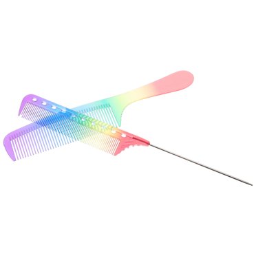 2 Pcs Comb Hairdressing Tooth Barbershop Styling Professional Teasing Toddler Miss