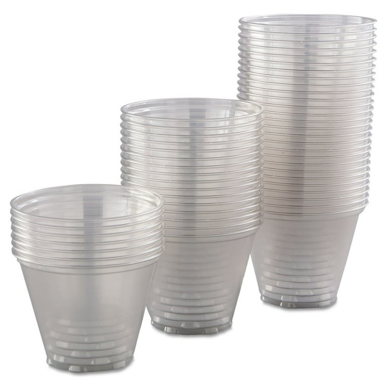 Solo Disposable Plastic Cups, Clear, 9oz, 50 count - DroneUp Delivery