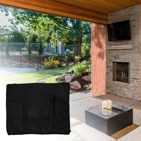 CATIEBYE 1Pcs Outdoor Television Cover Waterproof for 86x58cm TV
