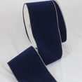 thumbnail image 2 of The Ribbon People Navy Blue and Silver Wired Craft Ribbon 5" x 50 yards, 2 of 3