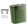 thumbnail image 3 of Cubo de basura colgante con tapa, contenedor de residuos de alimentos, contenedor de basura, contenedor de compost de cocina Verde L, 3 of 9