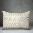 thumbnail image 2 of Creative Products Yellow and White Modern Chevron 14x20 Spun Poly Pillow, 2 of 2
