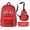 Red, variant on Jey Uso Yeet Merch 3-piece canvas backpack shoulder bag for women and men,3D travel bag, casual outdoor backpack